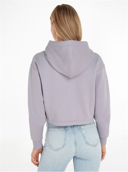 printed box cropped hoodie CALVIN KLEIN JEANS | J20J221332PC1